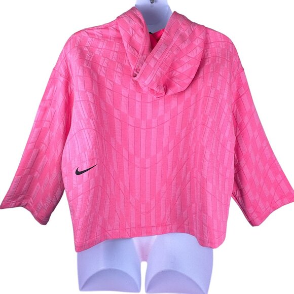 Nike Sportswear Tech Pack Hoodie Jacket Hyper Pink Size M Logo Oversized Fit NWT - Picture 2 of 11
